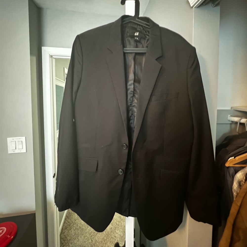 H & M SPORTCOAT BLACK 42R